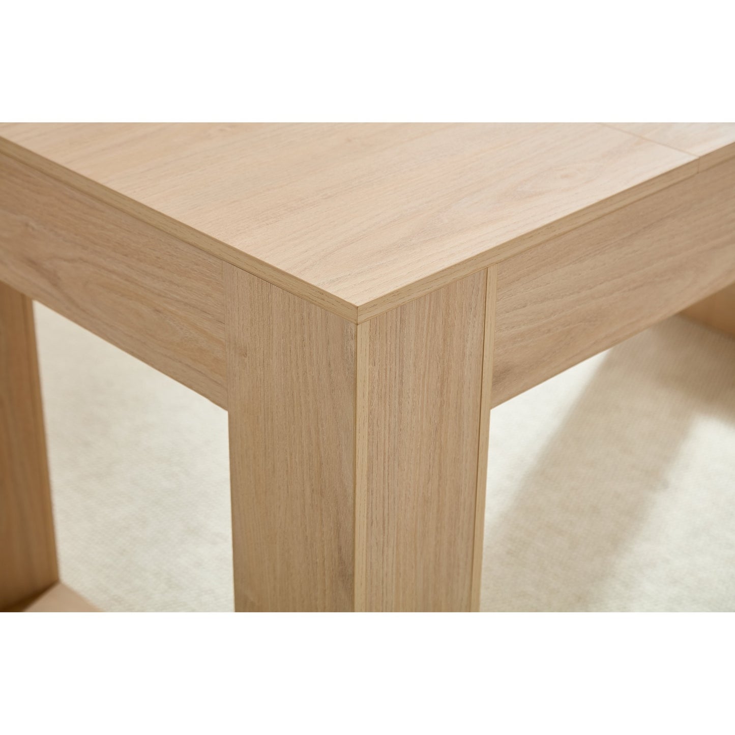Sumdeal Rectangular Wood-Look Dining Table for Modern Dining Rooms - detail image 4