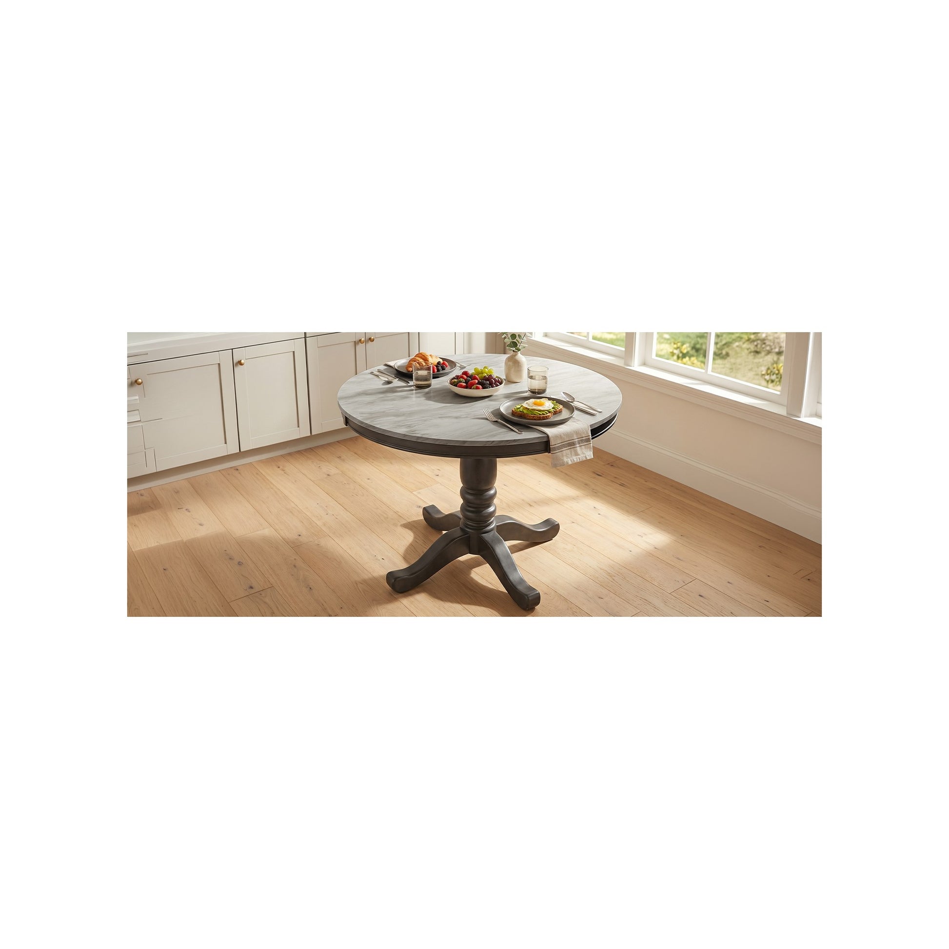 Sumdeal Rectangular Wood-Look Dining Table for Modern Dining Rooms - main image 1