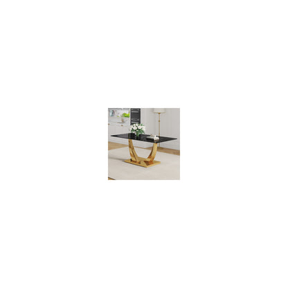 Sumdeal Rectangular Glass Dining Table for Modern Dining Rooms - fallback-gallery image 3