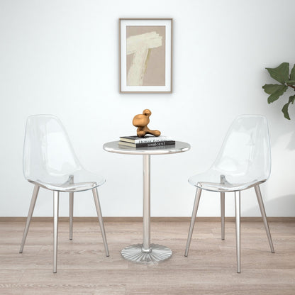 Sumdeal Transparent Clear Plastic Dining Chairs Set of 4 with Modern Legs - product image 2