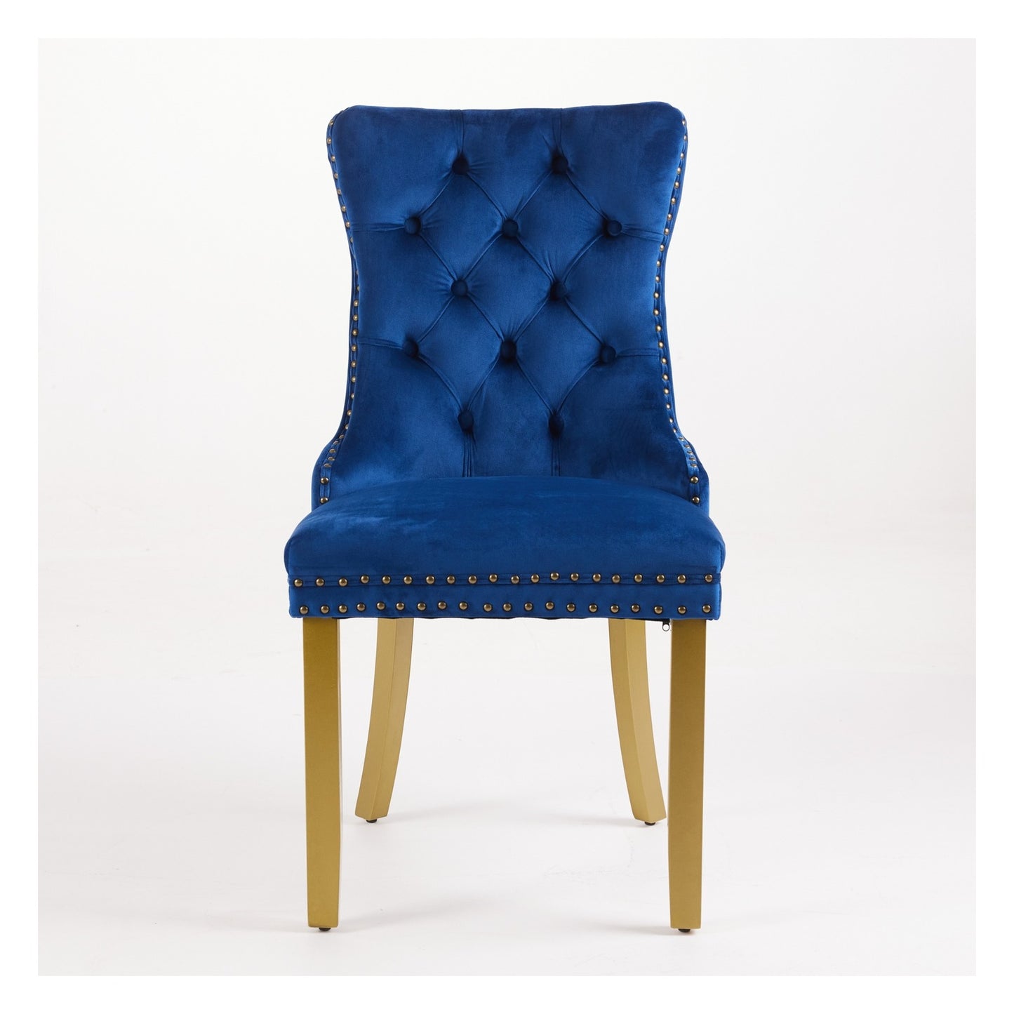 Sumdeal Lion Ring Velvet Dining Chairs Set of 2 for Statement Dining Rooms - second-best-no-dimension 2