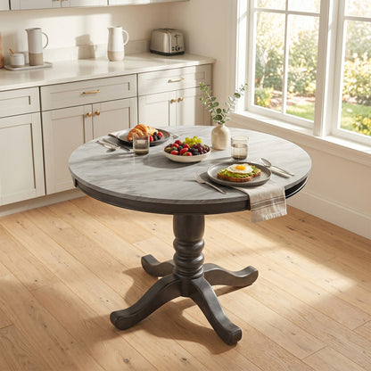 Sumdeal Rectangular Wood-Look Dining Table for Modern Dining Rooms - detail image 4