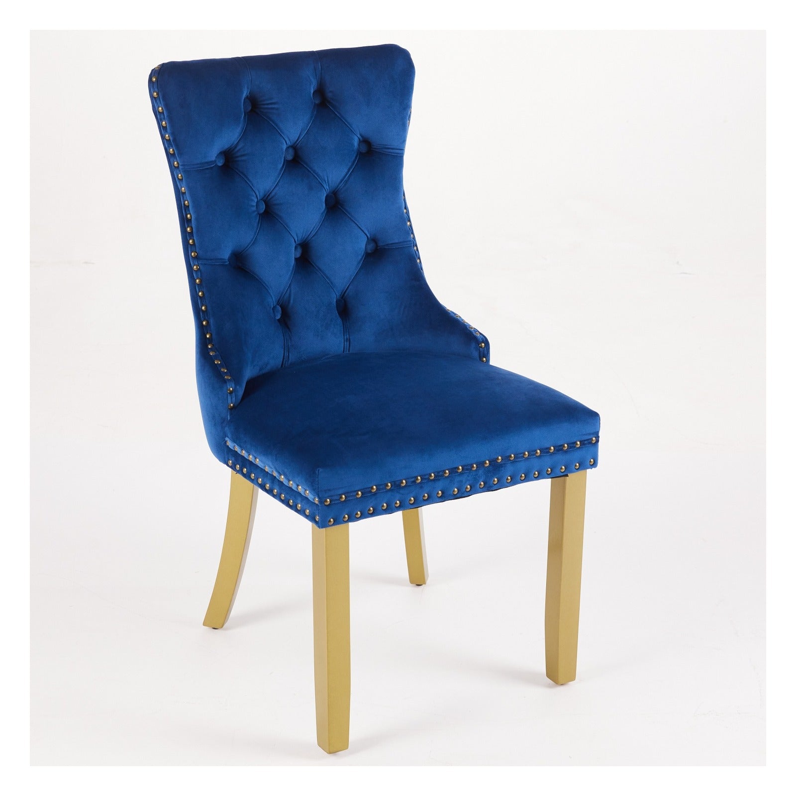 Sumdeal Lion Ring Velvet Dining Chairs Set of 2 for Statement Dining Rooms - detail 4