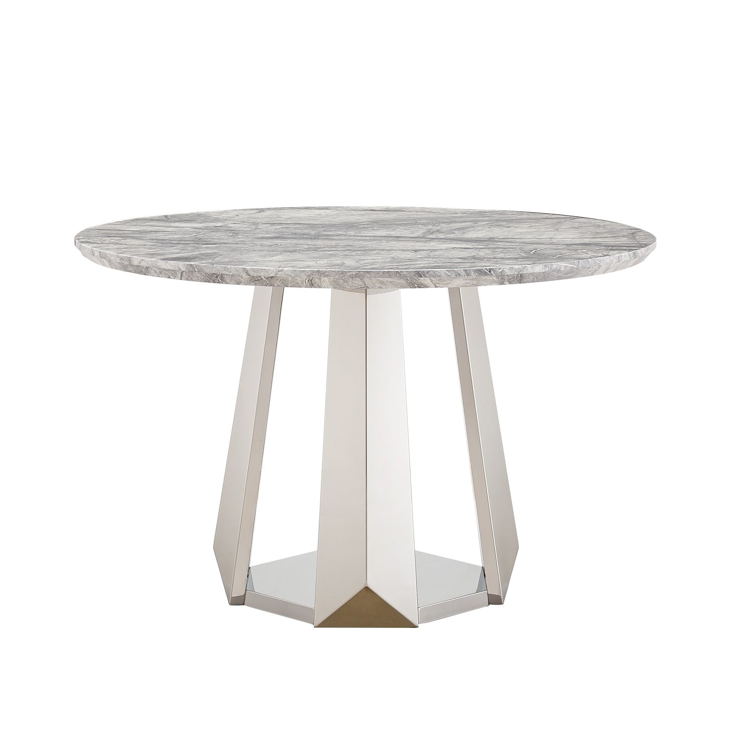 Sumdeal Round Faux Marble Dining Table for Apartments and Kitchens - detail image 4