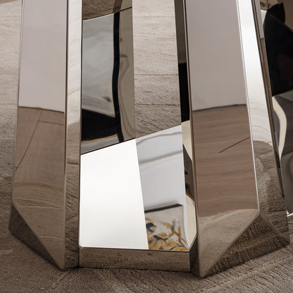 Sumdeal Rectangular Faux Marble Dining Table for Modern Dining Rooms - detail image 7