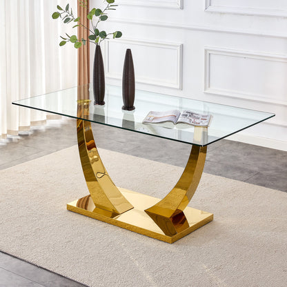 Sumdeal Rectangular Glass Dining Table for Modern Dining Rooms - variant-main image 8