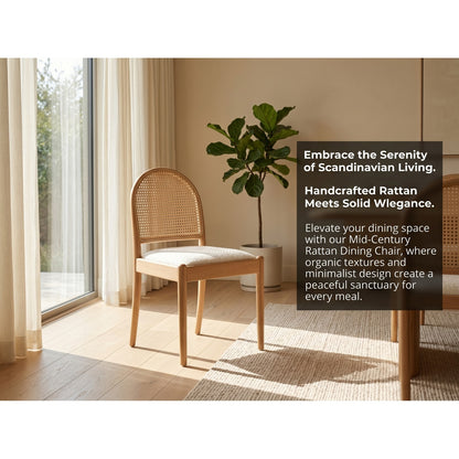 Sumdeal rattan dining chair handcrafted rattan note
