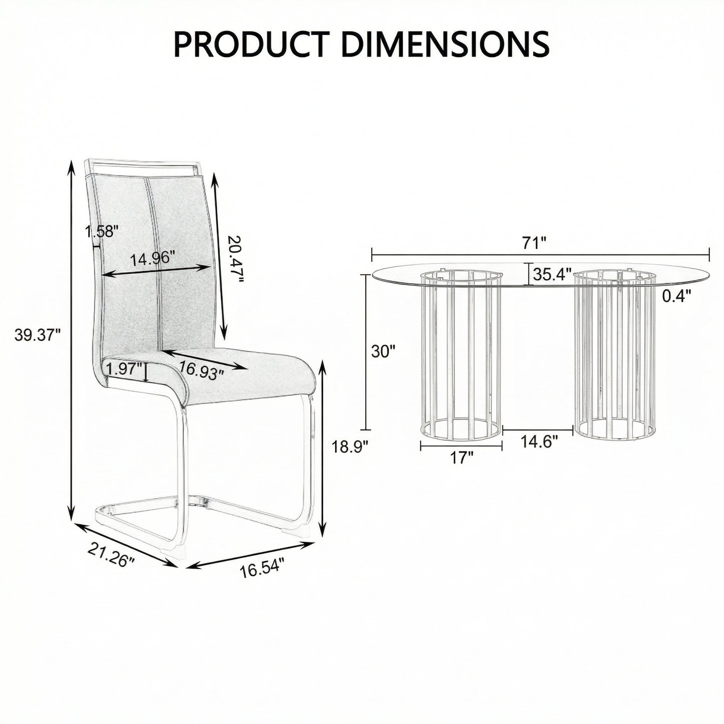 W1151P416029-W115155740-9PC | dimension