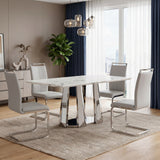 Table*Light Gray Chairs