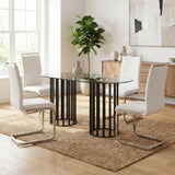 Table x White Chairs