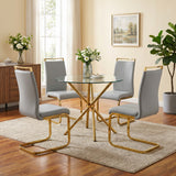 Table*Light Gray Chairs